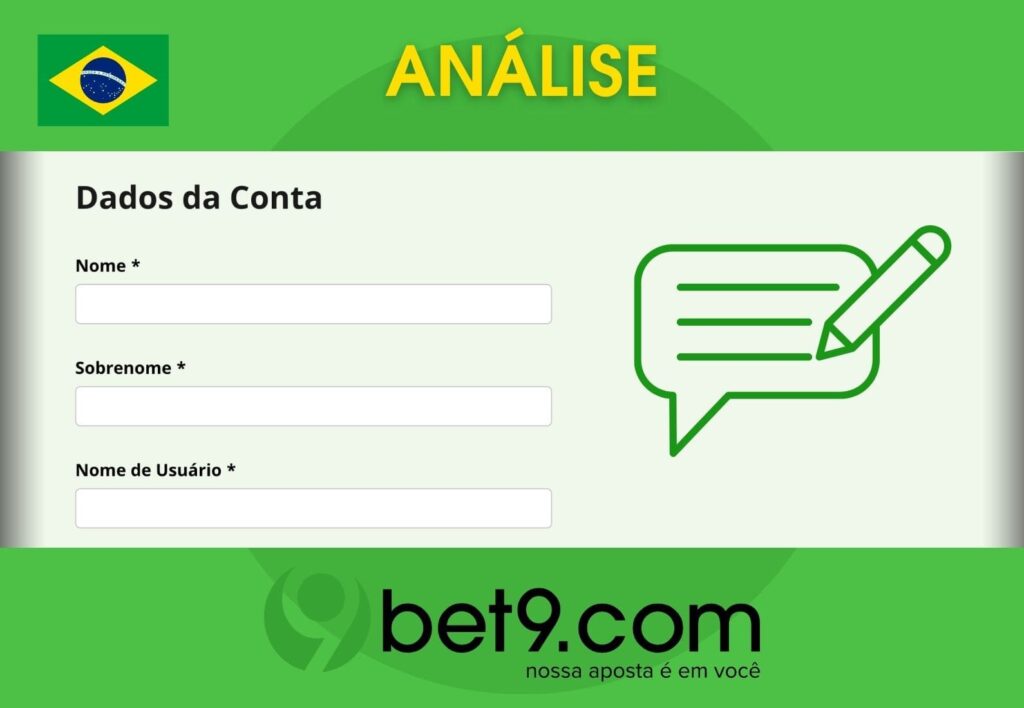 Bet9 Brasil revisão de registro do site