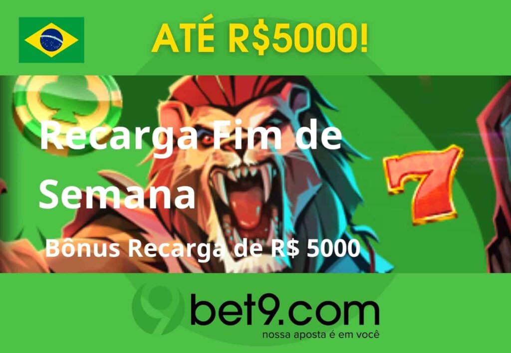 Bet9 Brasil bônus até R$5000