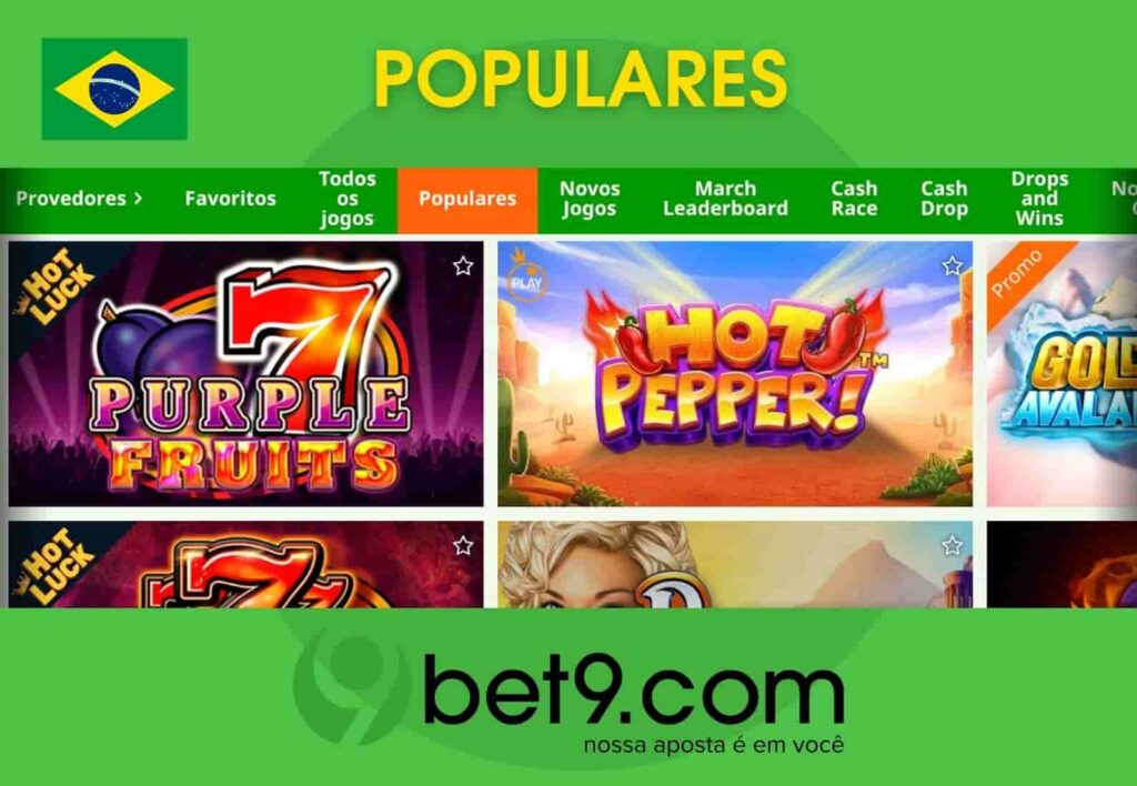 Bet9 Brasil visão geral detalhada de jogos populares