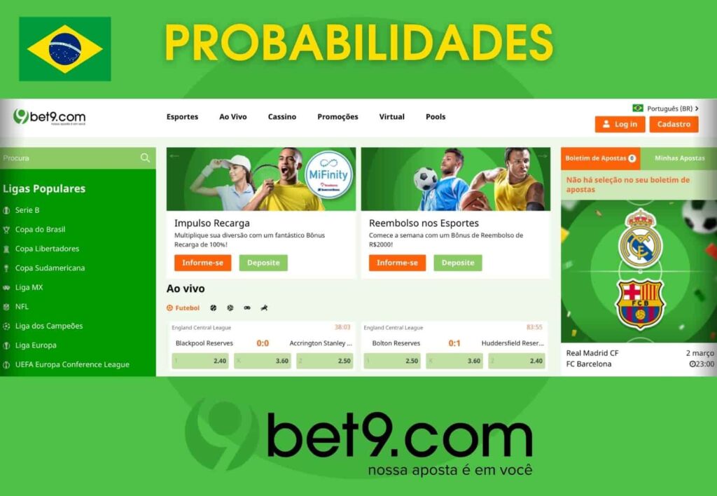 Bet9 Brasil informação sobre probabilidades de apostas