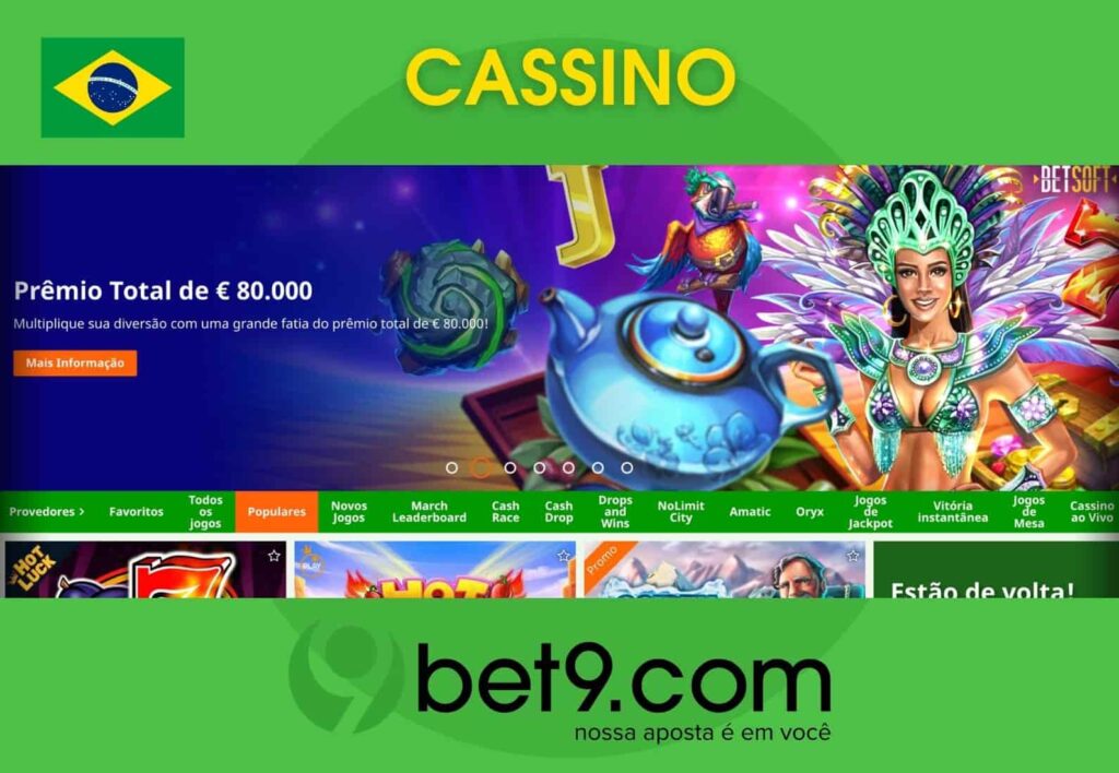 Bet9 Brasil visão geral detalhada do cassino