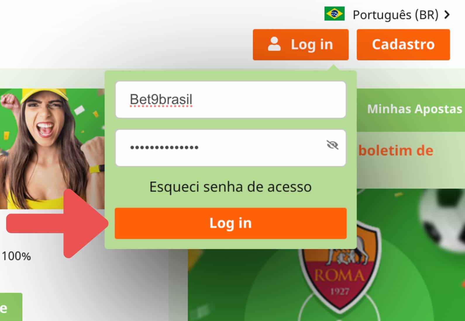 Bet9 Brasil passocomo entrar na sua conta