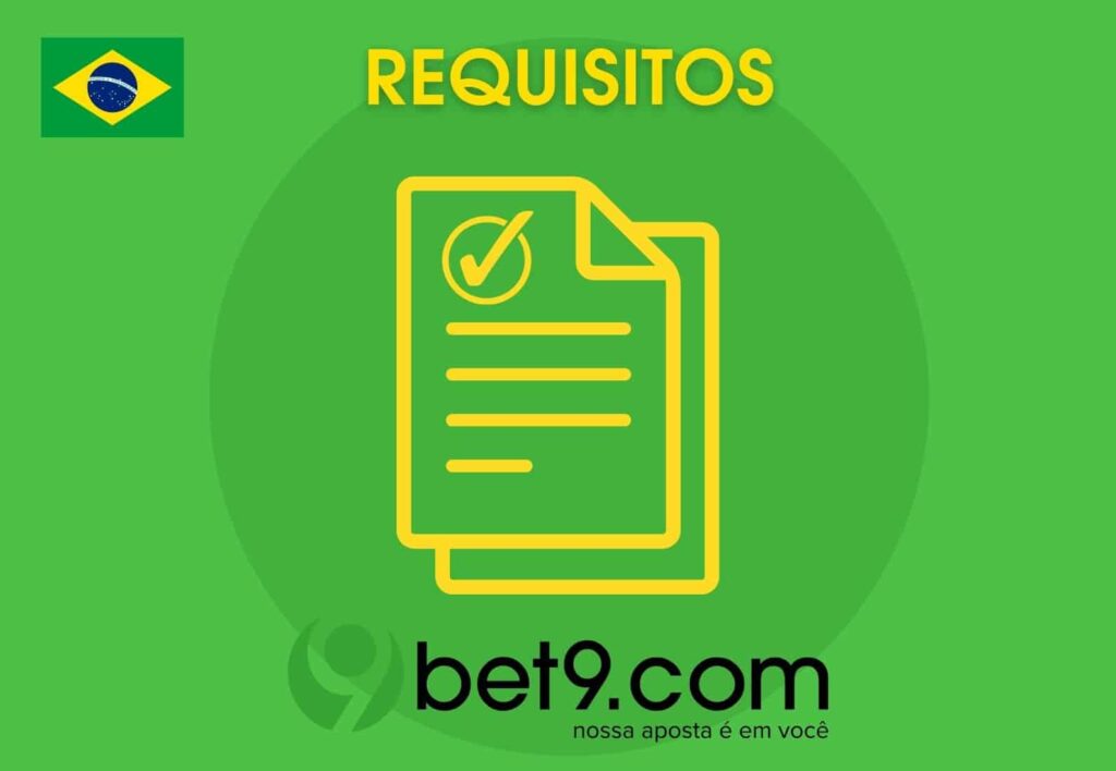 Bet9 Brasil requisitos para usar o site de apostas e o cassino