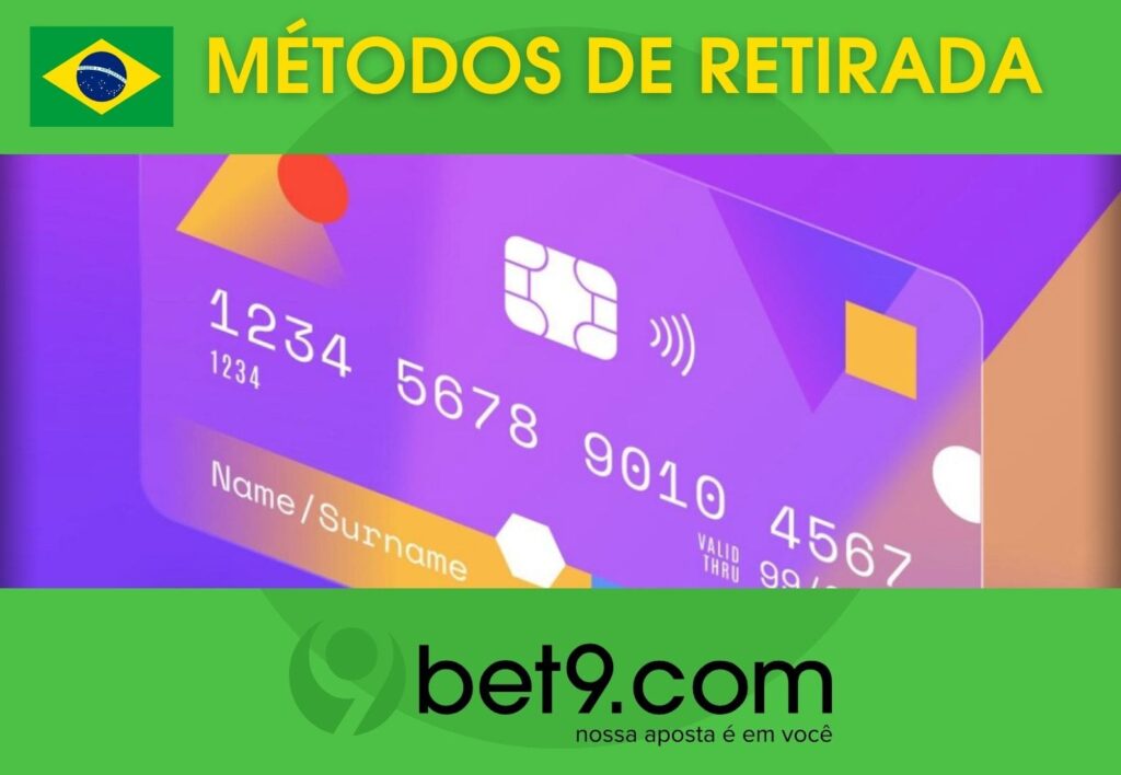 Bet9 Brasil métodos de retirada