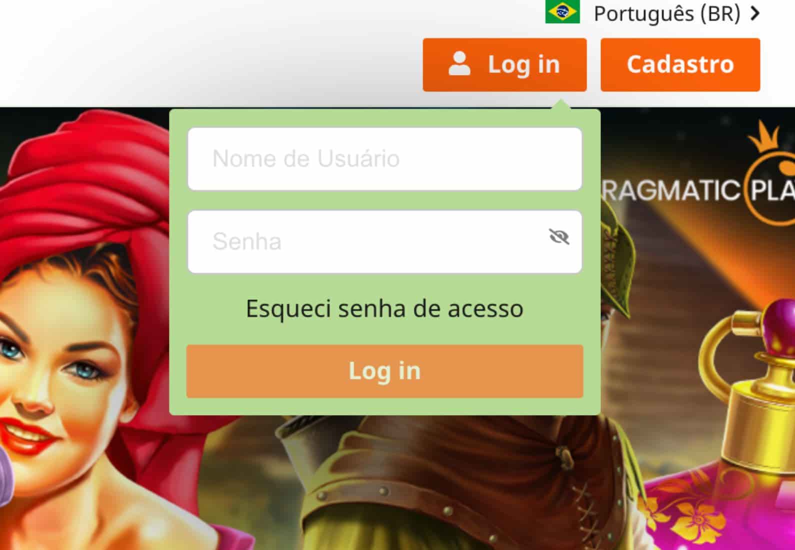 Bet9 Brasil passo processo de login do site